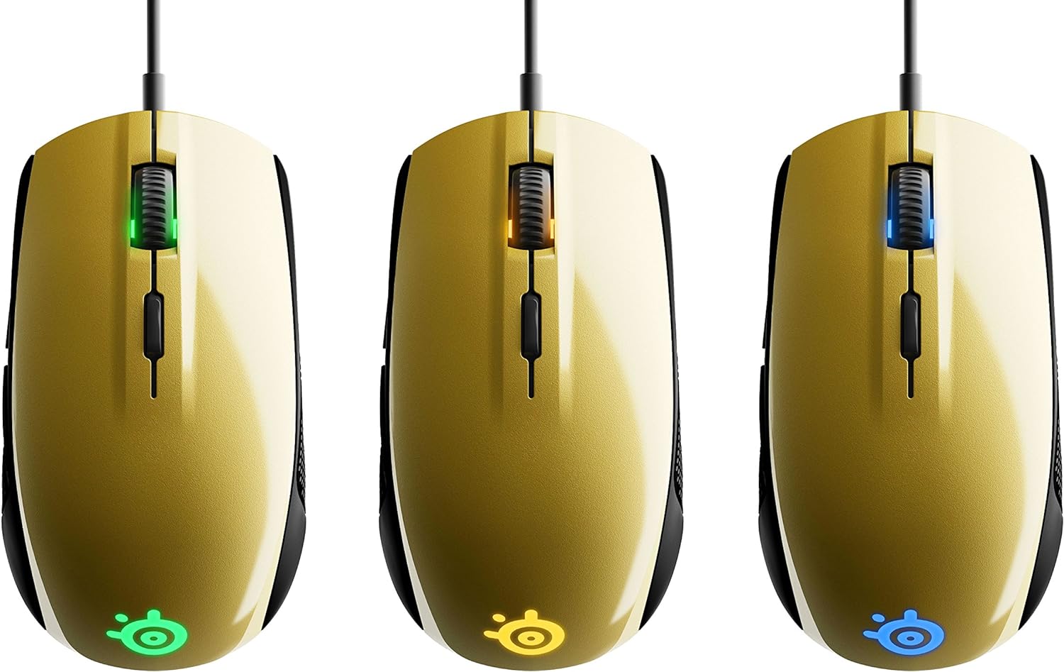 SteelSeries Rival 100, Optical Gaming Mouse - Alchemy Gold - Geek Tech