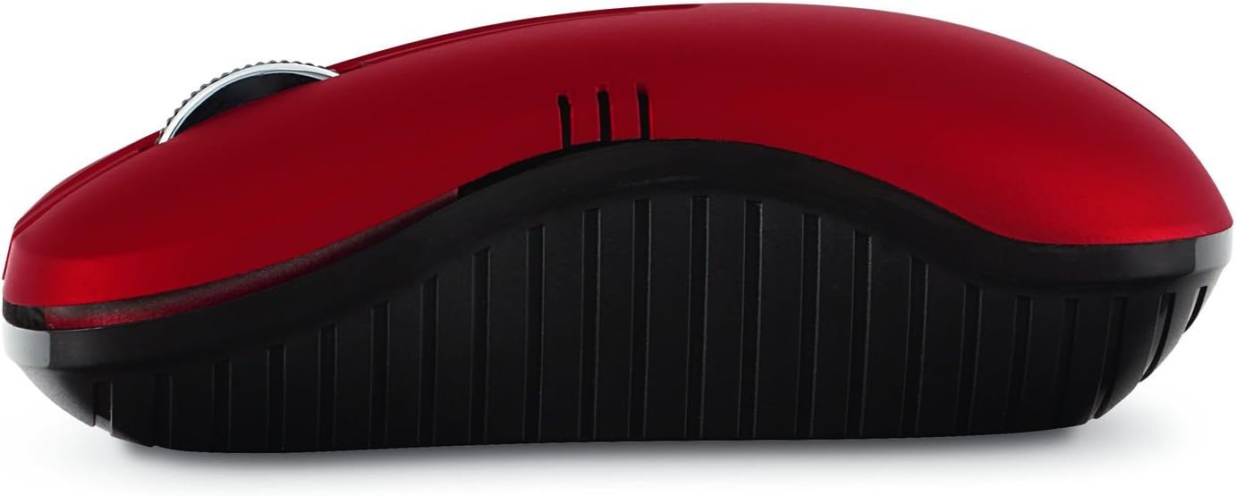 Verbatim Wireless Notebook Optical Mouse, Commuter Series – Matte Red - Geek Tech